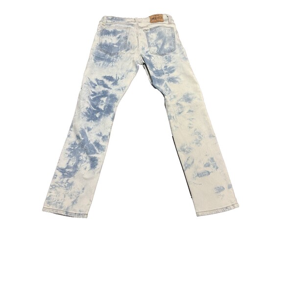 Smoke Rise Men's Distressed, Acid-Wash Moto Jeans 32x32 - Picture 8 of 11